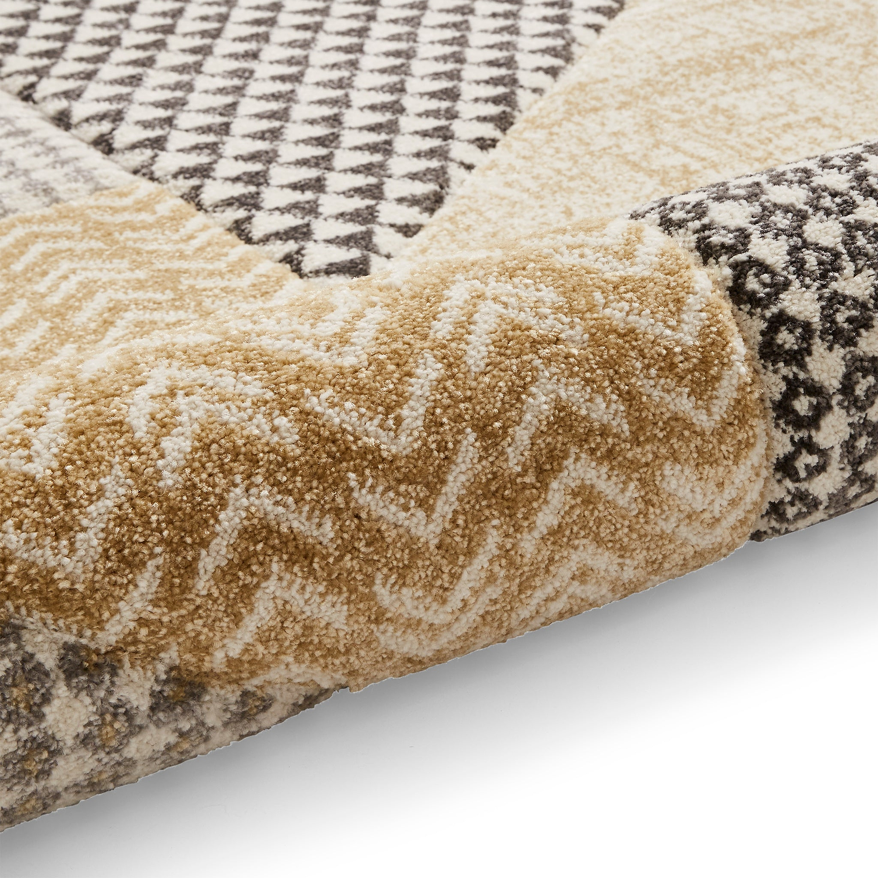 Larsson Geo Rug Yellow from Roseland Furniture