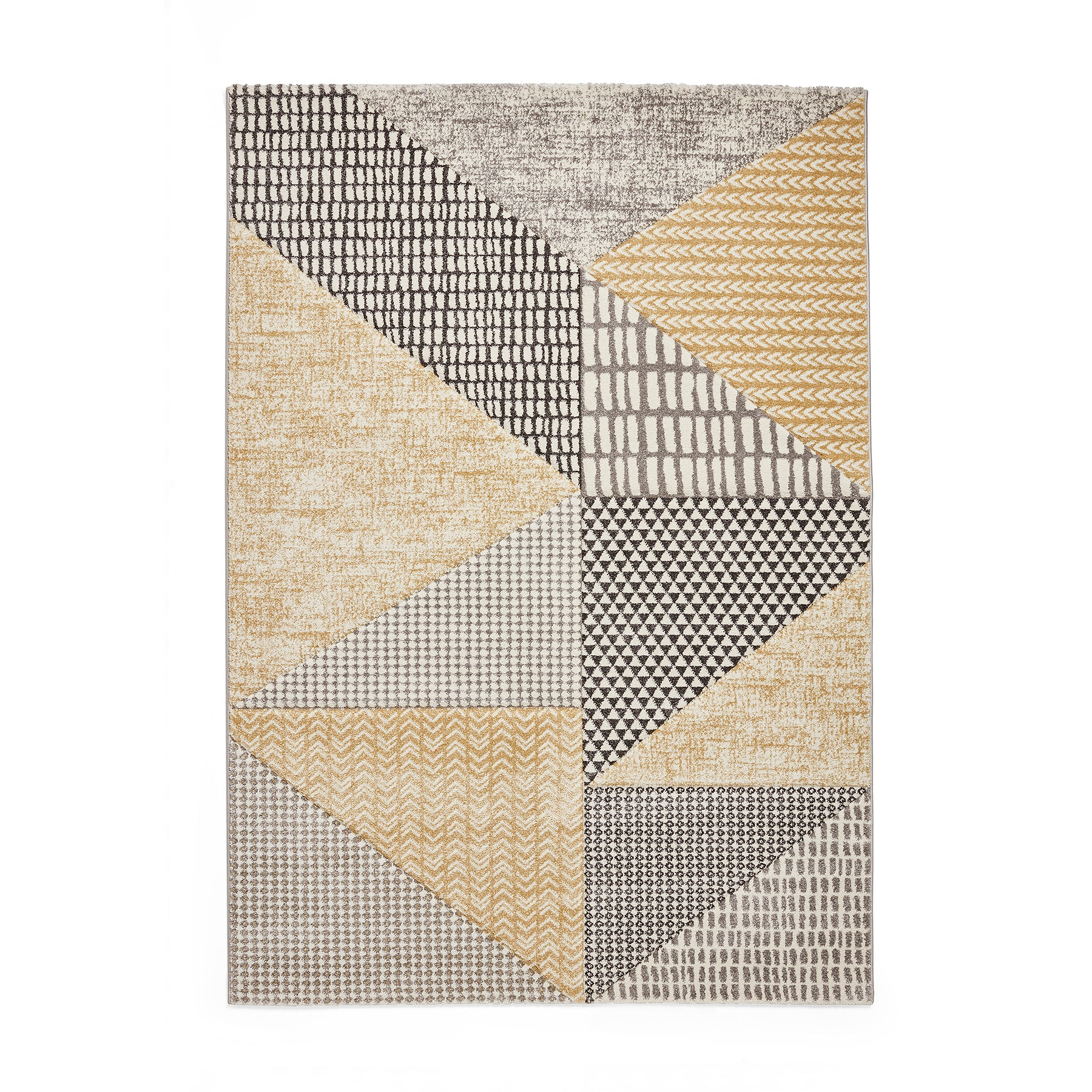 Larsson Geo Rug Yellow from Roseland Furniture