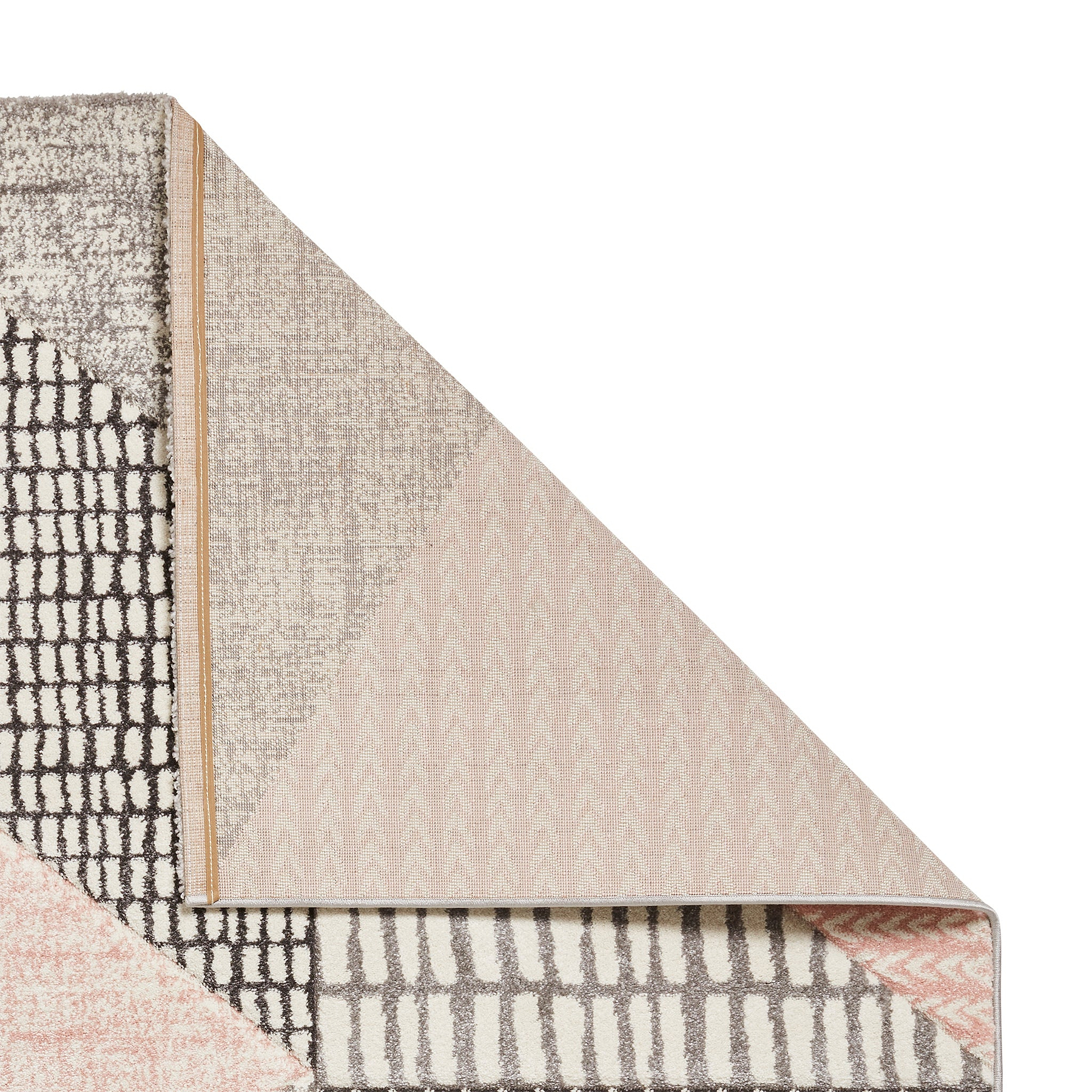 Larsson Geo Rug Pink from Roseland Furniture