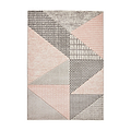 Larsson Geo Rug Pink from Roseland Furniture