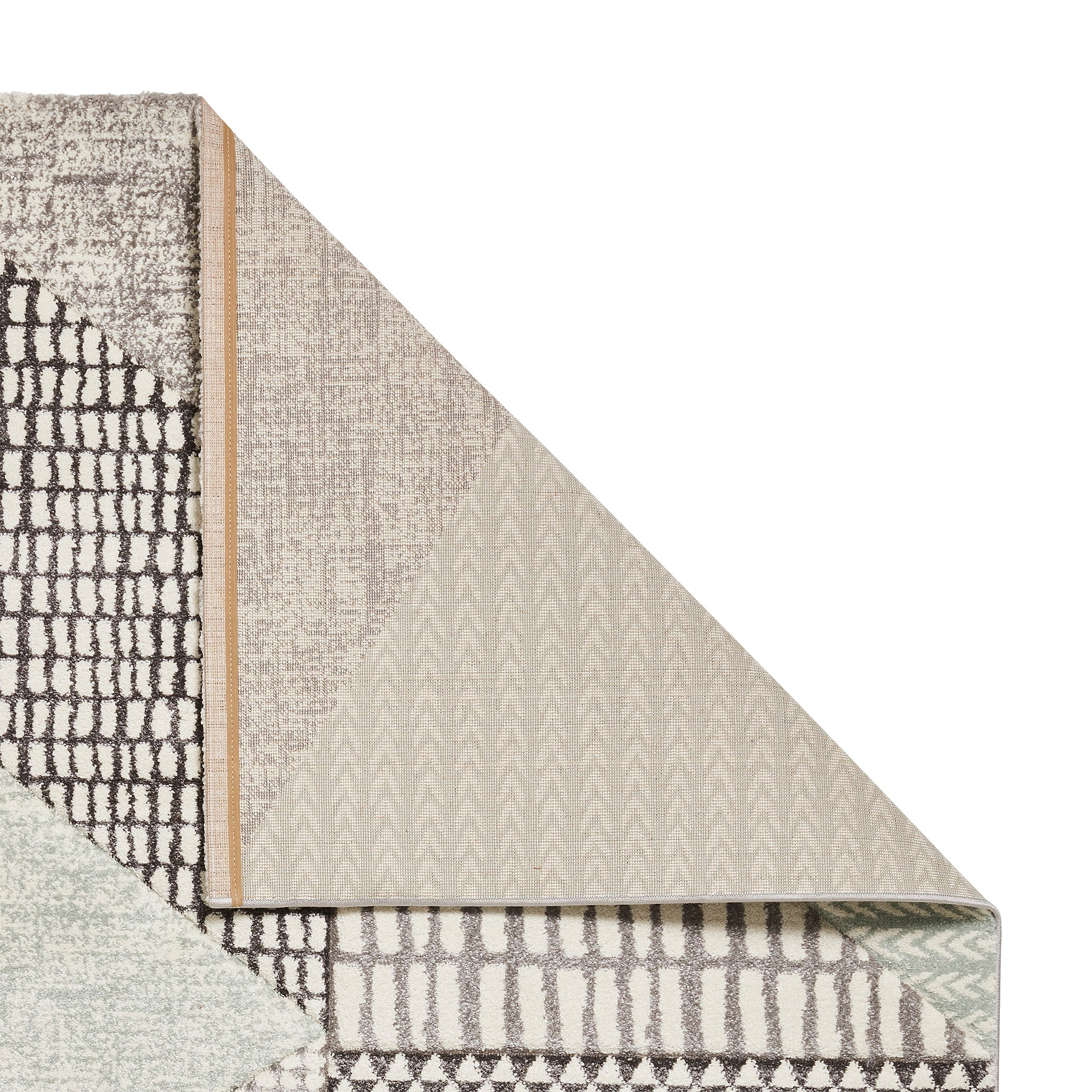 Larsson Geo Rug in Green from Roseland Furniture