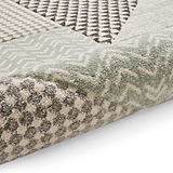 Larsson Geo Rug in Green from Roseland Furniture
