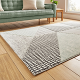 Larsson Geo Rug in Green from Roseland Furniture