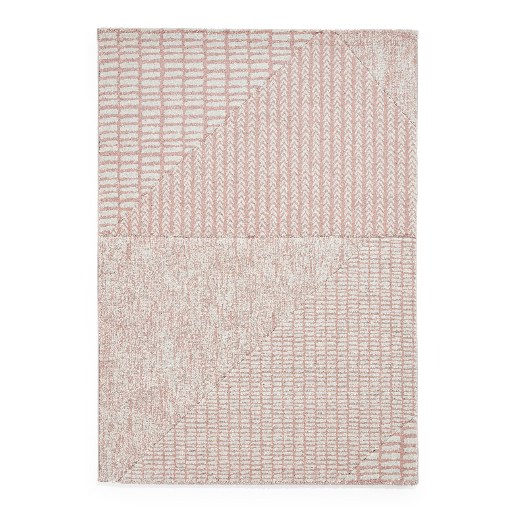 Larsson Abstract Rug Pink from Roseland Furniture