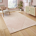 Larsson Abstract Rug Pink from Roseland Furniture