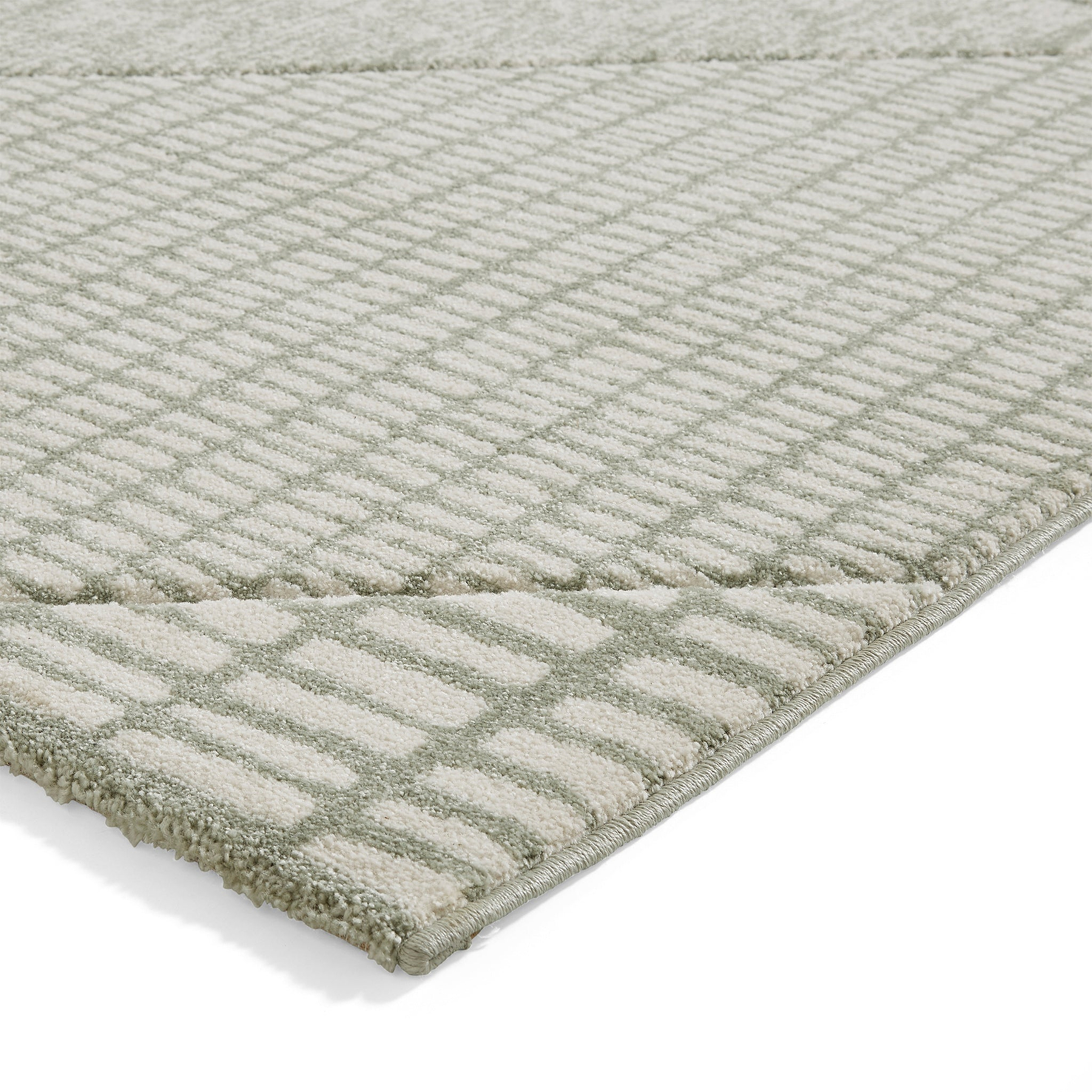 Larsson Abstract Rug Green from Roseland Furniture