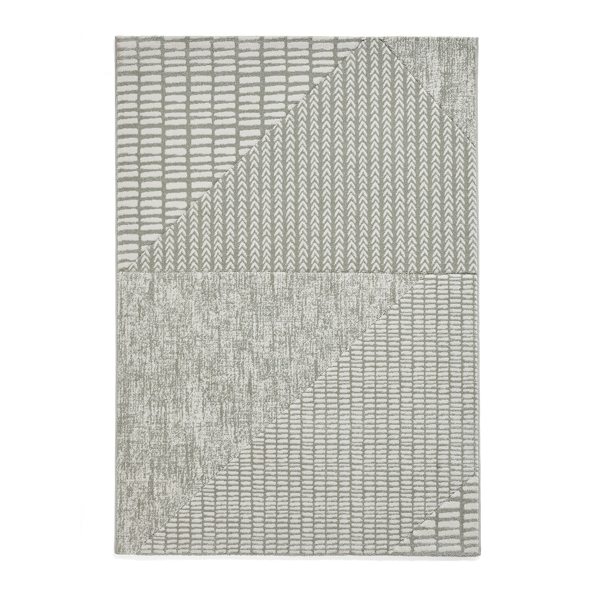 Larsson Abstract Rug Green from Roseland Furniture