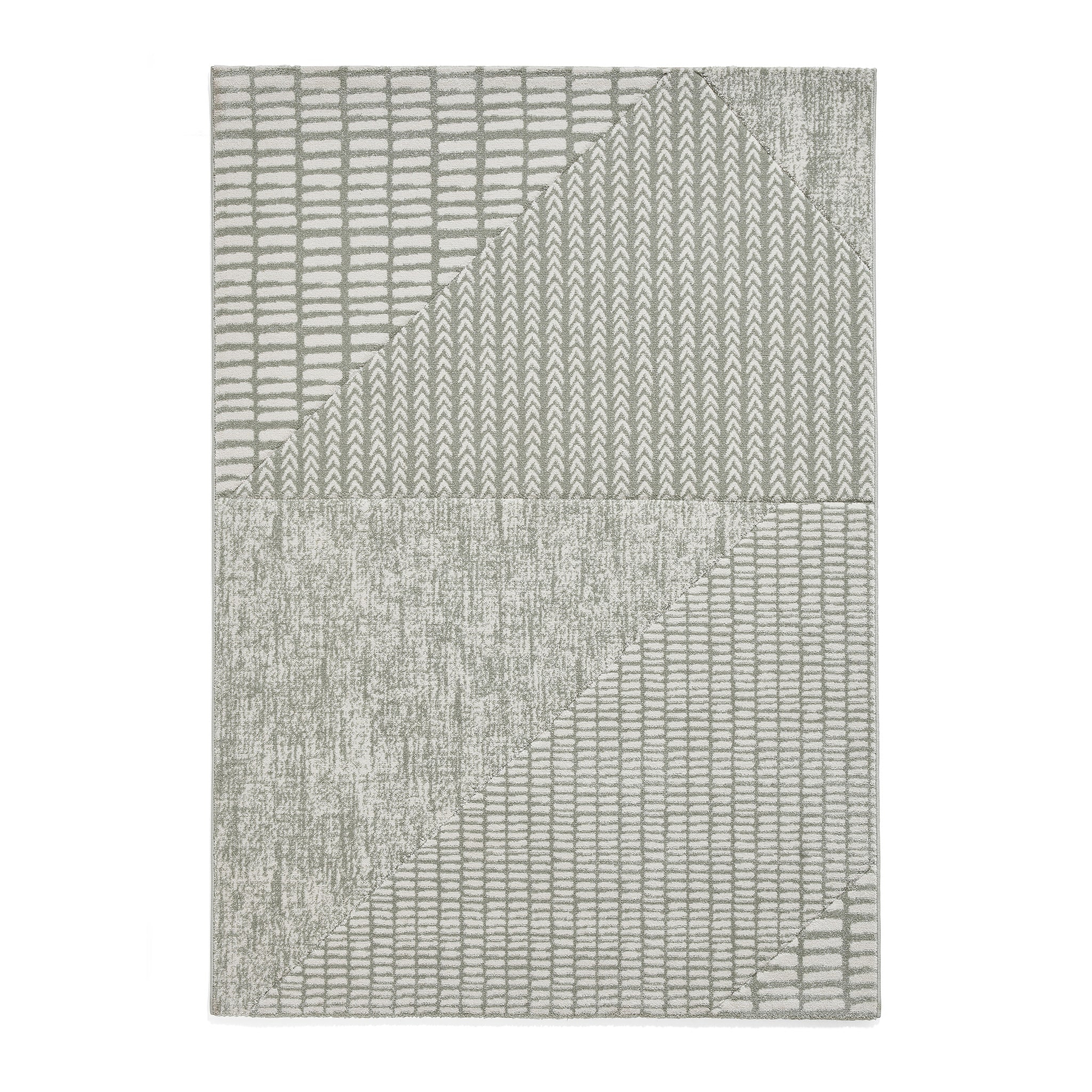 Larsson Abstract Rug Green from Roseland Furniture