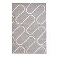 Linear Curve Rug Grey from Roseland Furniture
