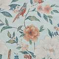 Pippa Floral Washable Rug Blue from Roseland Furniture