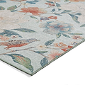 Pippa Floral Washable Rug Blue from Roseland Furniture