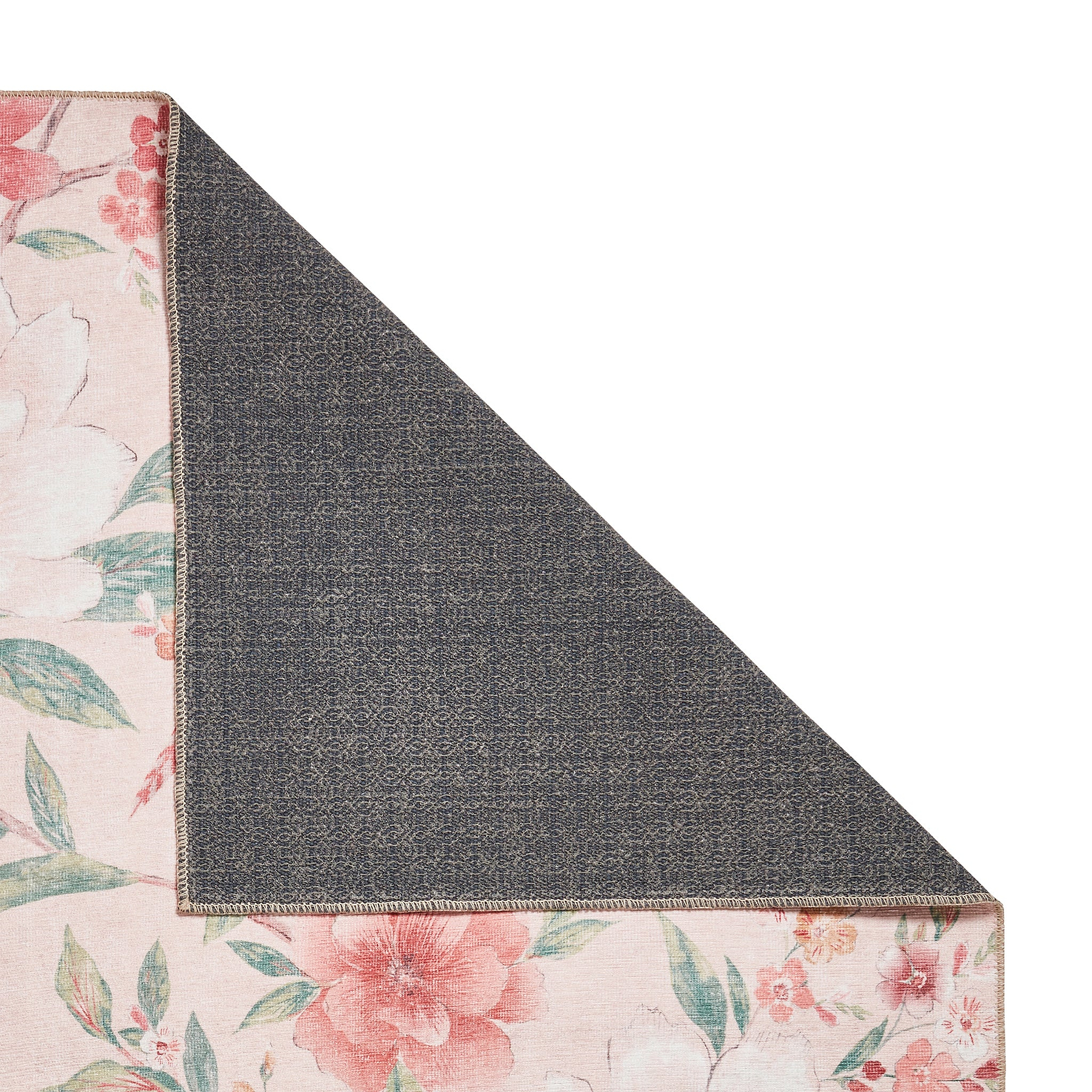 Pippa Floral Washable Rug Pink from Roseland Furniture
