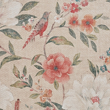 Pippa Floral Washable Rug Natural from Roseland Furniture