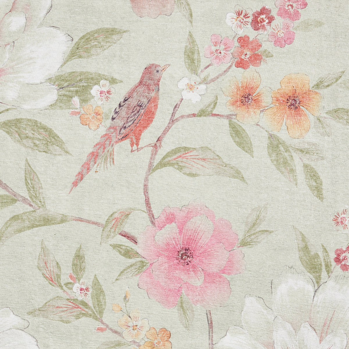 Pippa Floral Washable Rug Green from Roseland Furniture