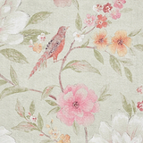 Pippa Floral Washable Rug Green from Roseland Furniture