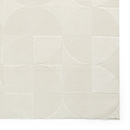 Retro Circles Washable Rug Cream from Roseland Furniture