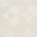 Retro Circles Washable Rug Cream from Roseland Furniture