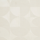 Retro Circles Washable Rug Cream from Roseland Furniture