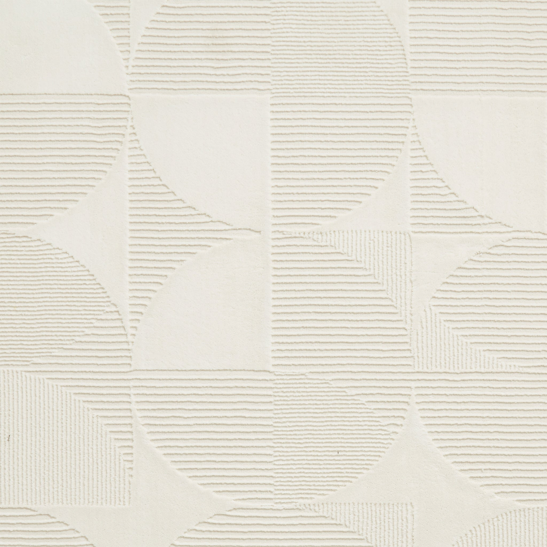 Retro Circles Washable Rug Cream from Roseland Furniture