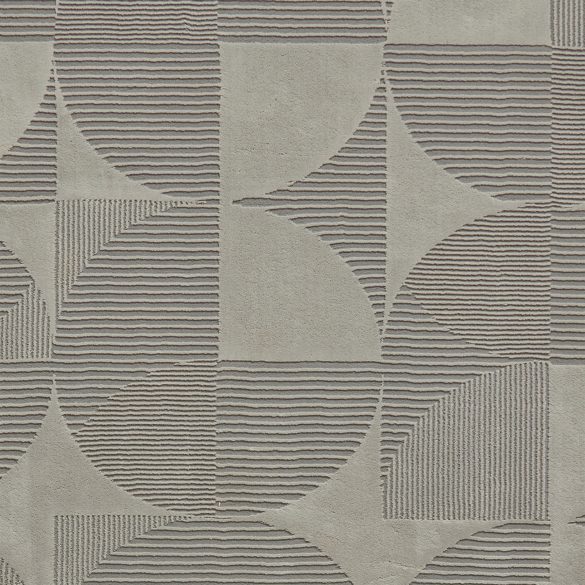 Retro Circles Washable Rug Silver from Roseland Furniture