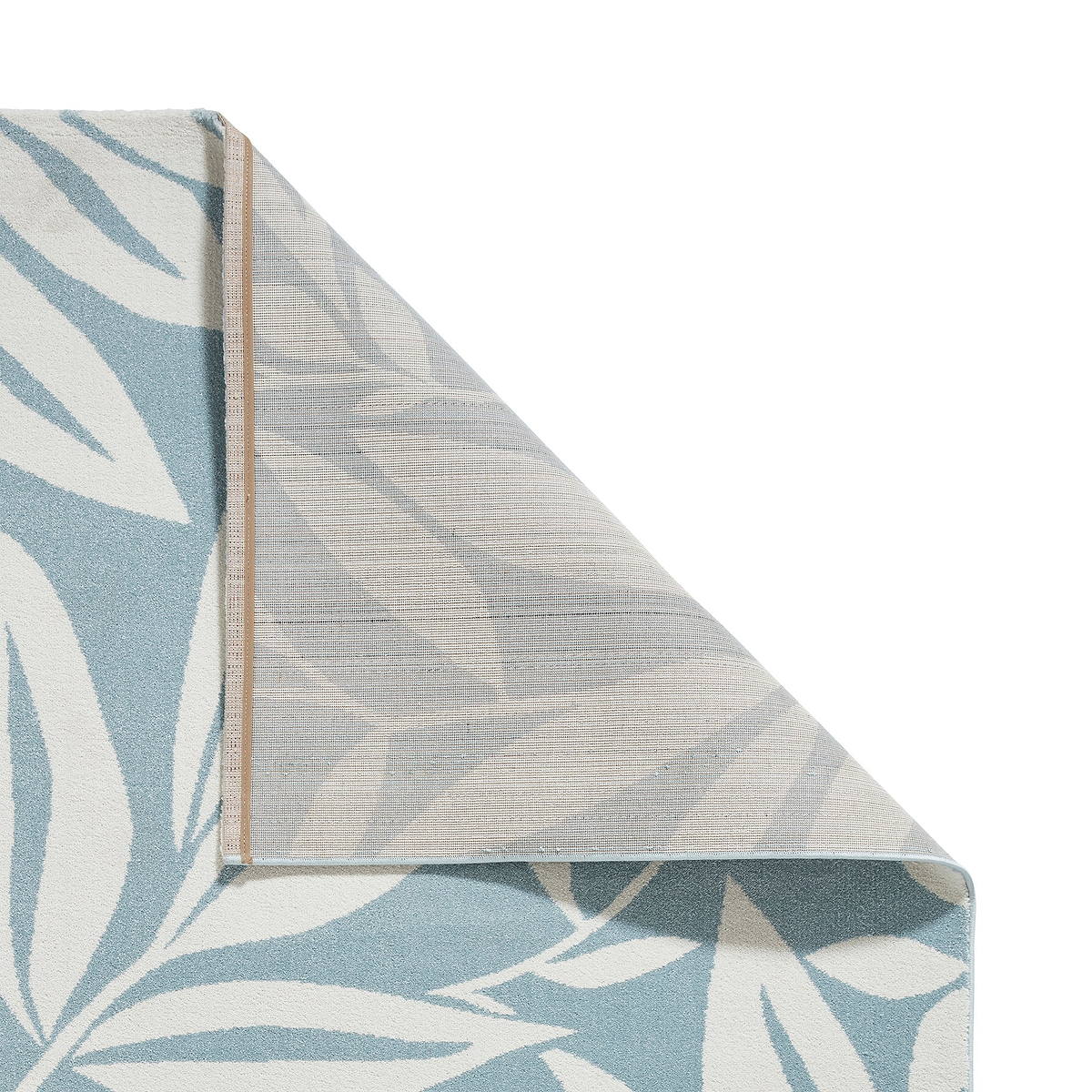 Sorrel Leaves Washable Rug Blue from Roseland Furniture
