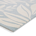 Sorrel Leaves Washable Rug Blue from Roseland Furniture