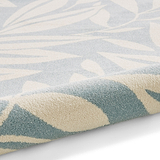 Sorrel Leaves Washable Rug Blue from Roseland Furniture
