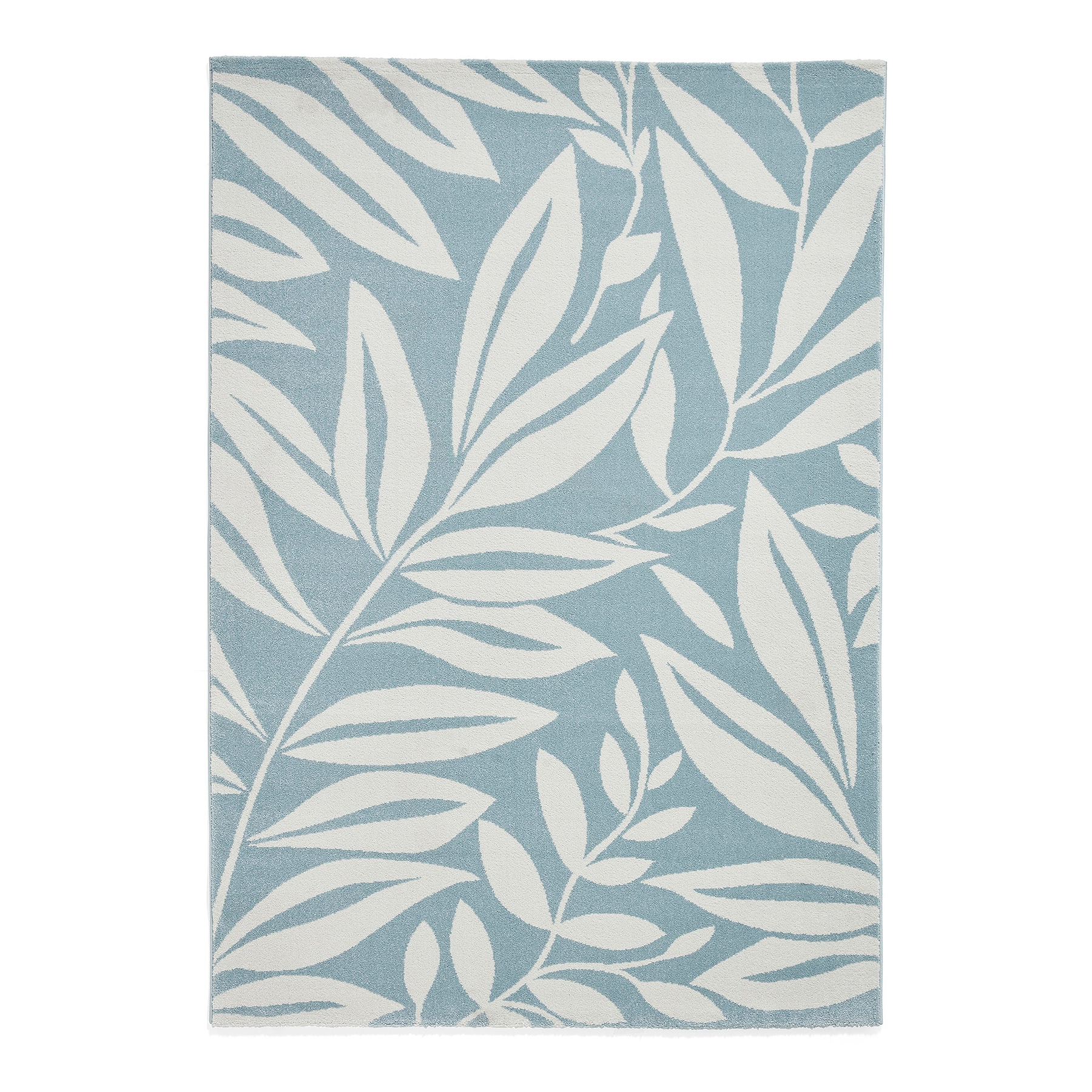 Sorrel Leaves Washable Rug Blue from Roseland Furniture