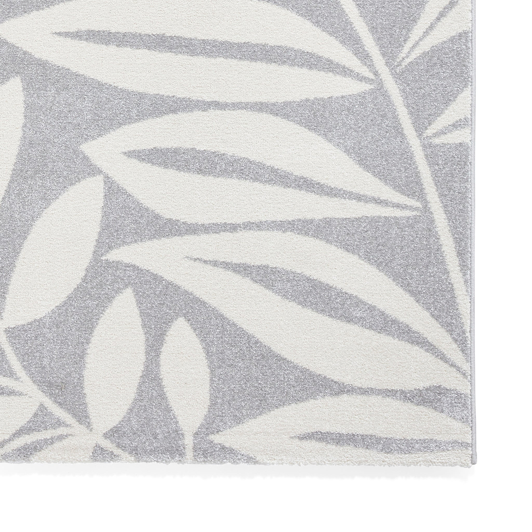 Sorrel Leaves Washable Rug Grey from Roseland Furniture