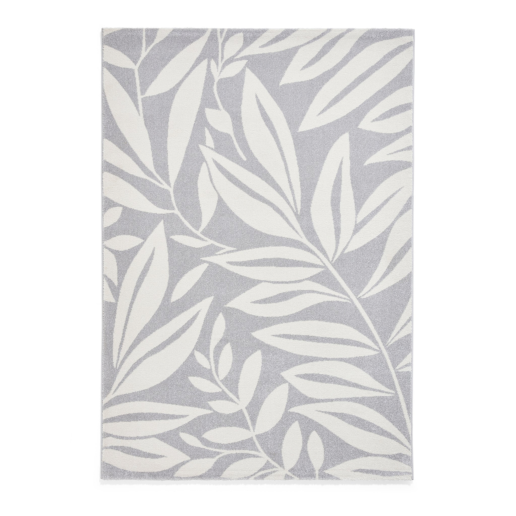Sorrel Leaves Washable Rug Grey from Roseland Furniture