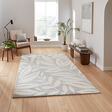 Sorrel Leaves Washable Rug Grey from Roseland Furniture