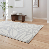 Sorrel Leaves Washable Rug Grey from Roseland Furniture