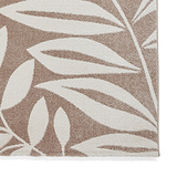 Sorrel Leaves Washable Rug Natural from Roseland Furniture
