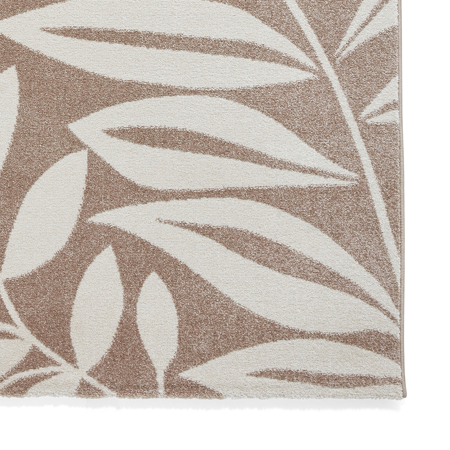 Sorrel Leaves Washable Rug Natural from Roseland Furniture