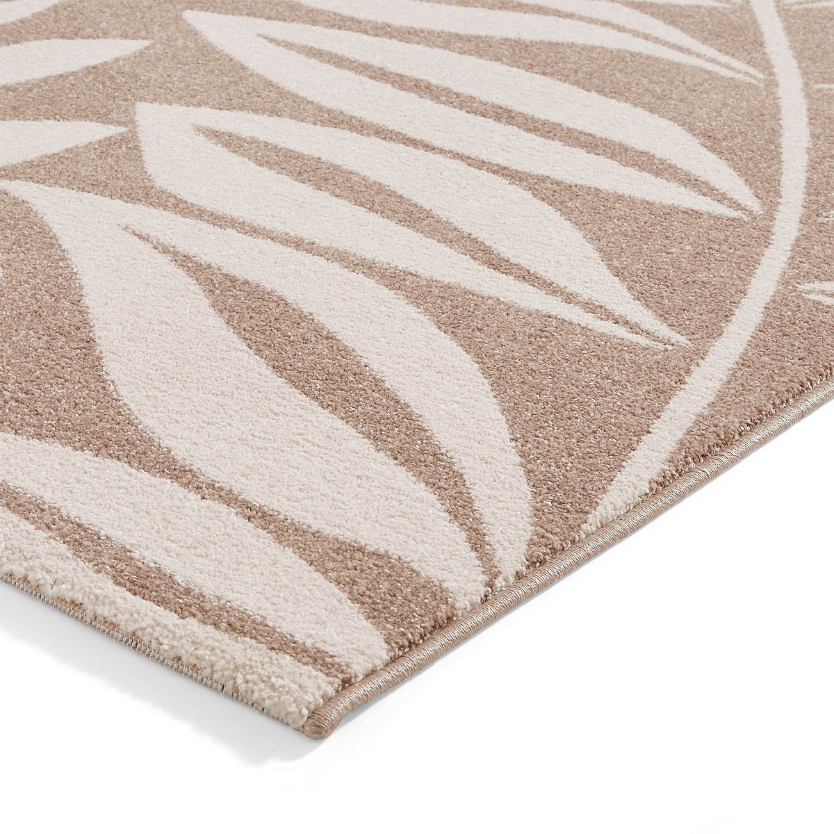 Sorrel Leaves Washable Rug Natural from Roseland Furniture