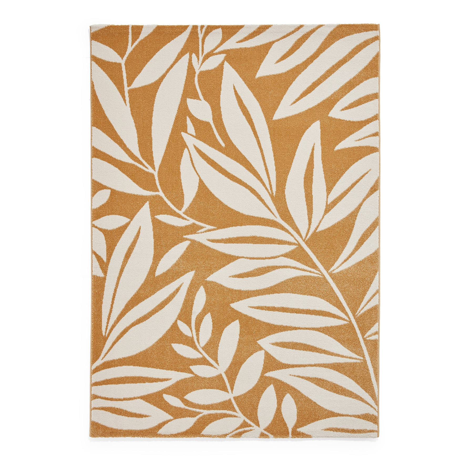 Sorrel Leaves Washable Rug Yellow from Roseland Furniture