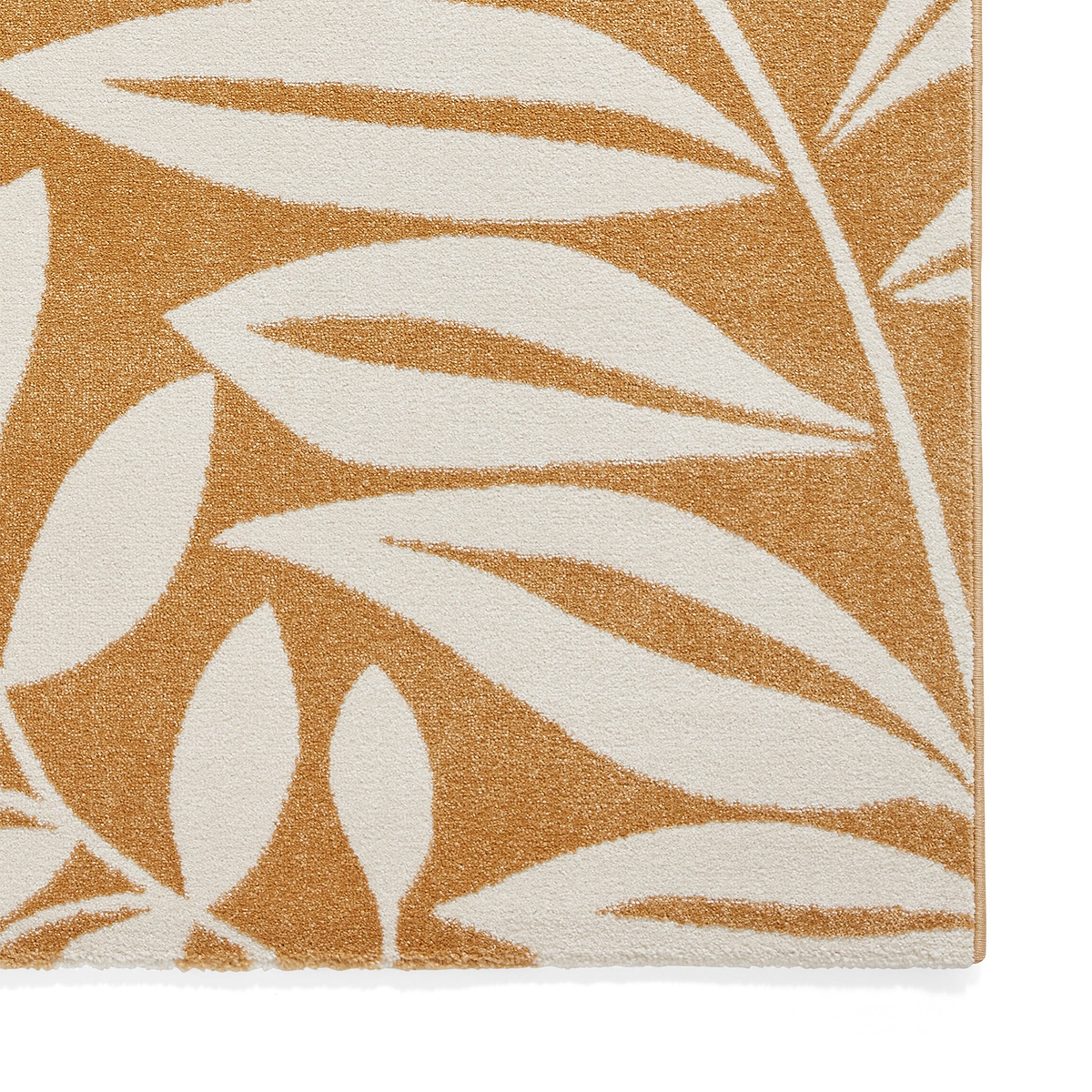 Sorrel Leaves Washable Rug Yellow from Roseland Furniture