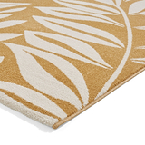 Sorrel Leaves Washable Rug Yellow from Roseland Furniture