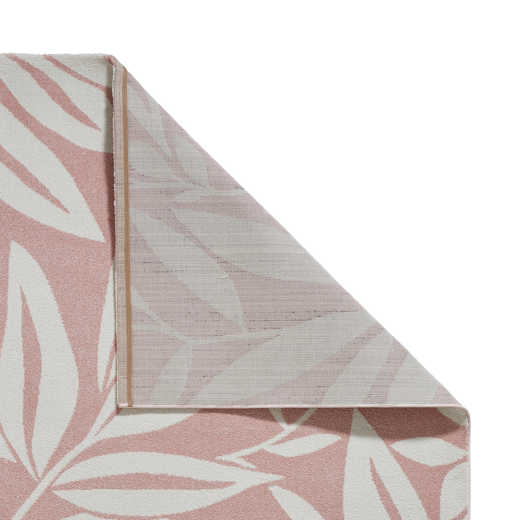 Sorrel Leaves Washable Rug Pink from Roseland Furniture
