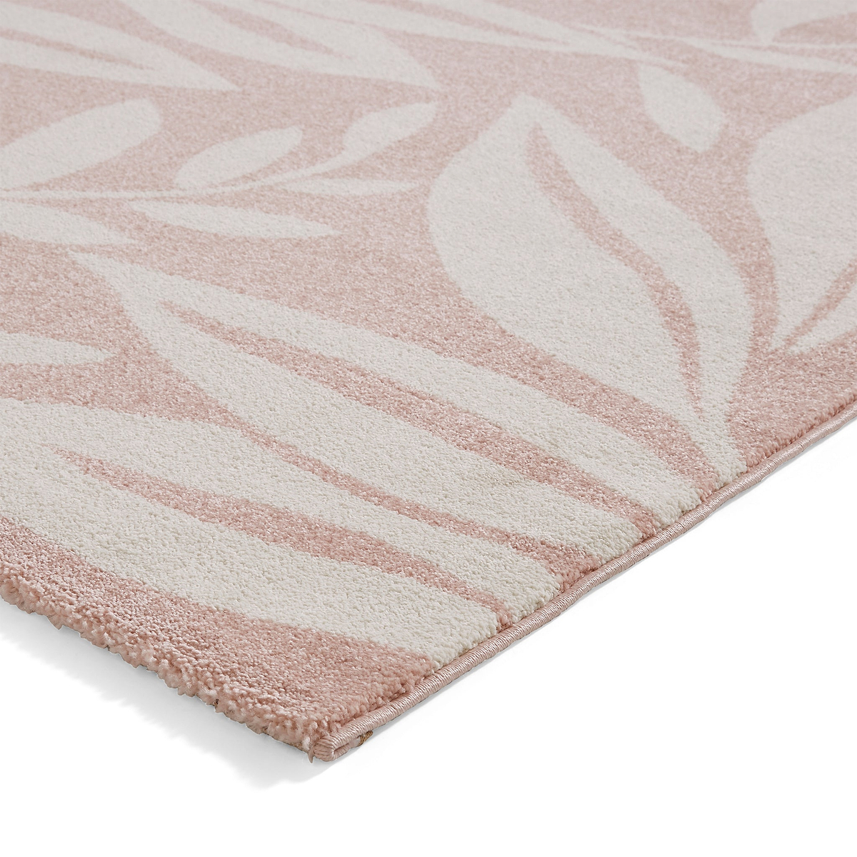 Sorrel Leaves Washable Rug Pink from Roseland Furniture