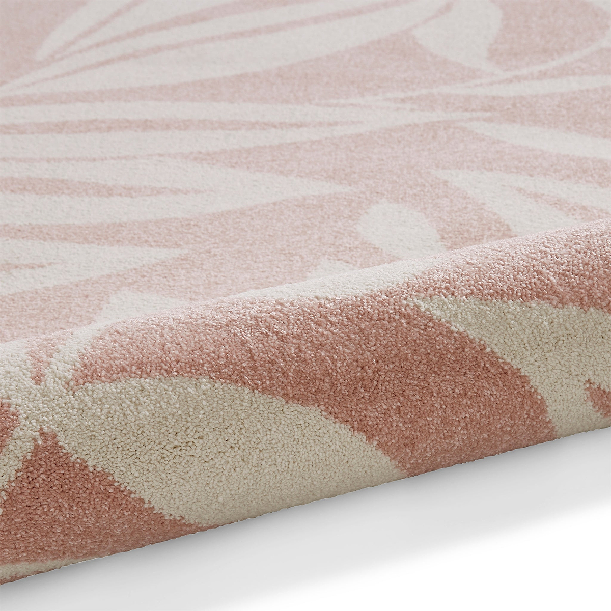 Sorrel Leaves Washable Rug Pink from Roseland Furniture