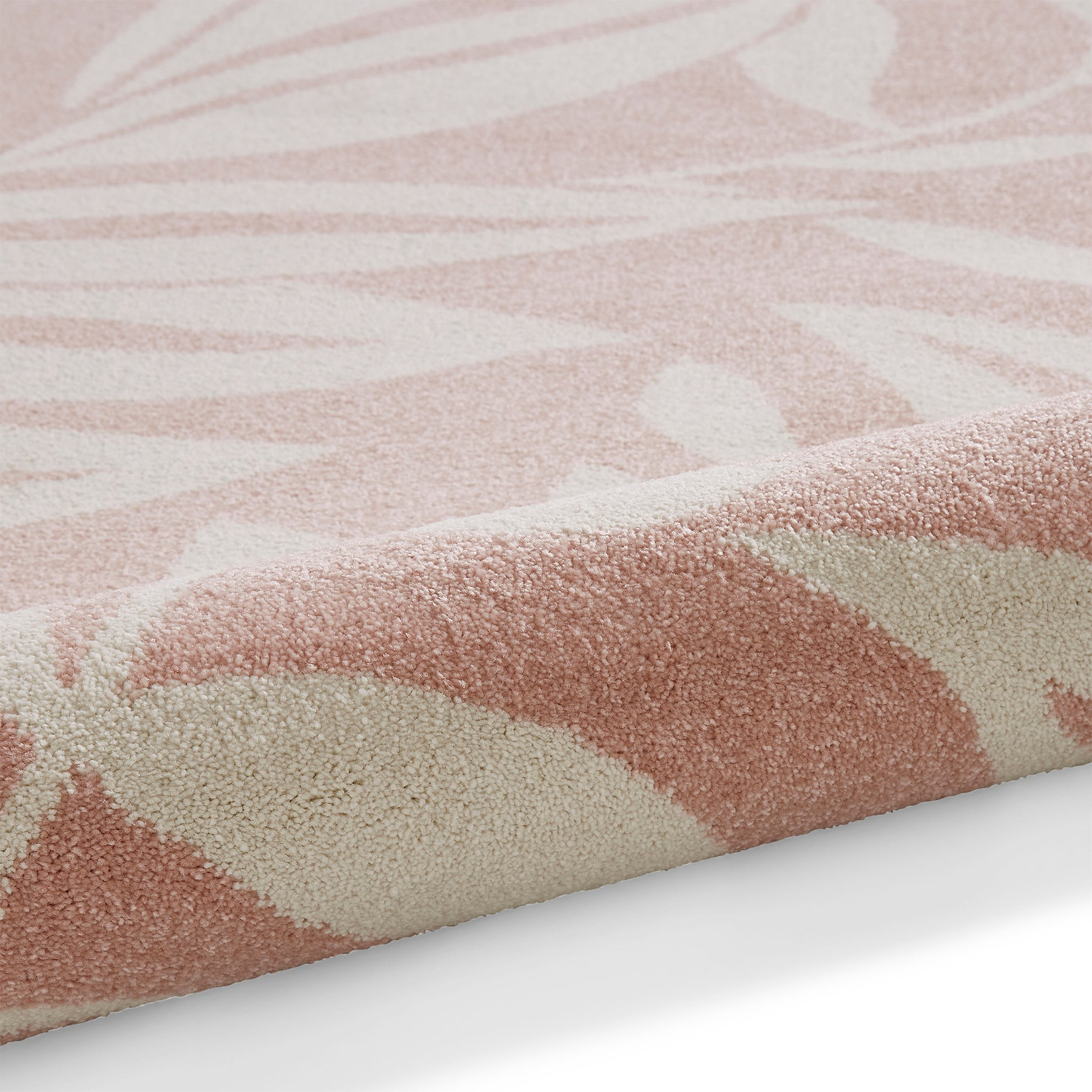 Sorrel Leaves Washable Rug Pink from Roseland Furniture