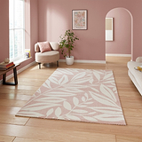 Sorrel Leaves Washable Rug Pink from Roseland Furniture