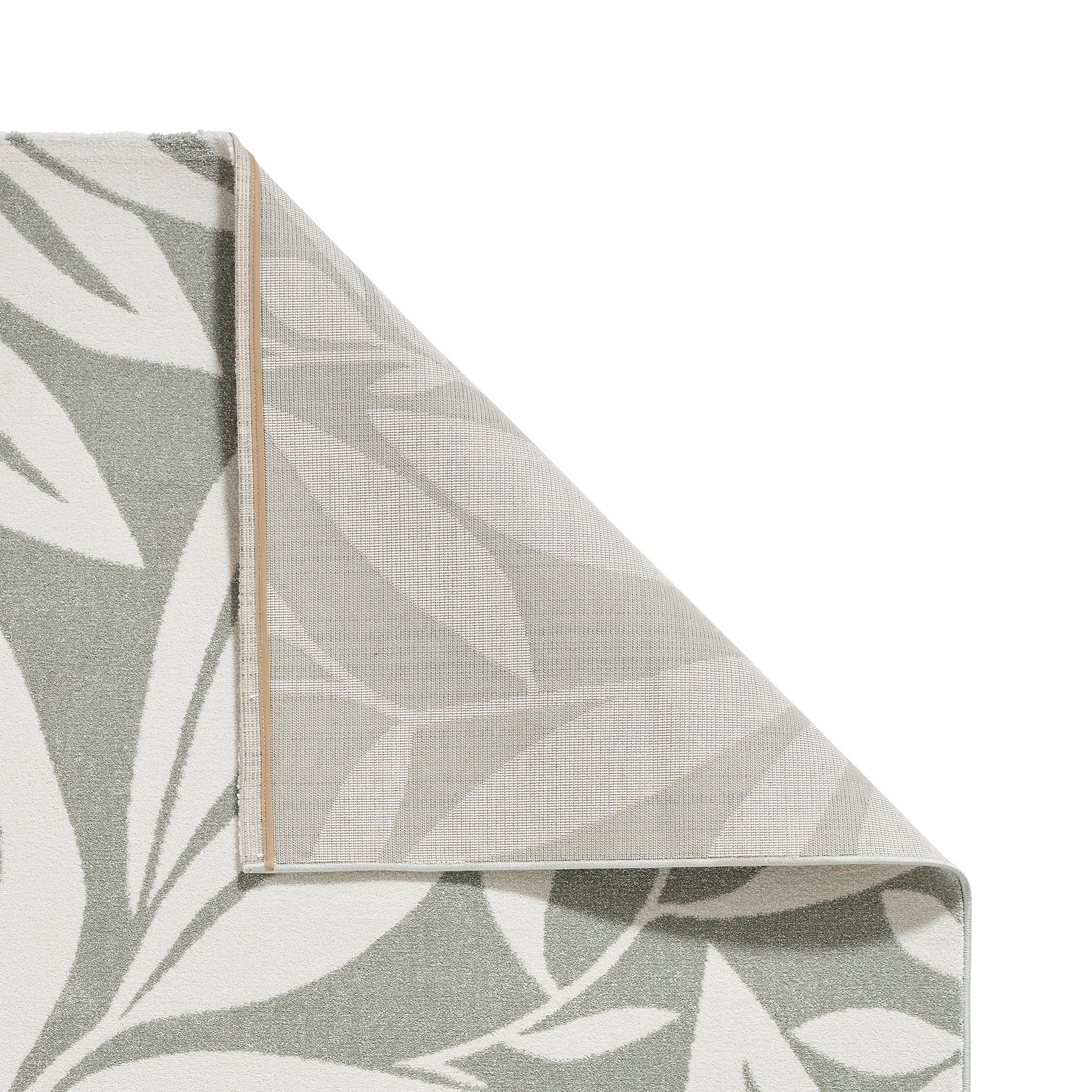 Sorrel Leaves Washable Rug Green from Roseland Furniture