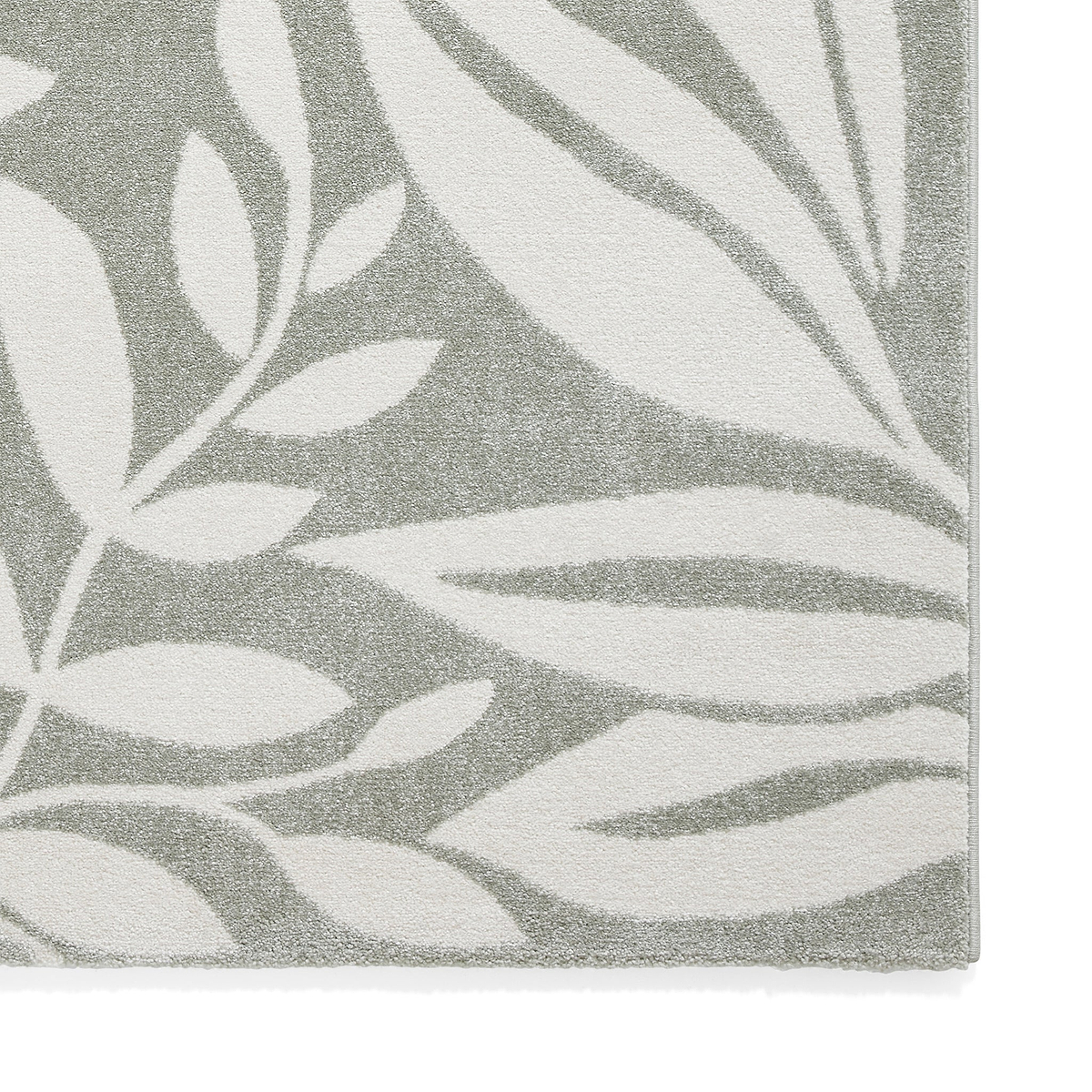 Sorrel Leaves Washable Rug Green from Roseland Furniture