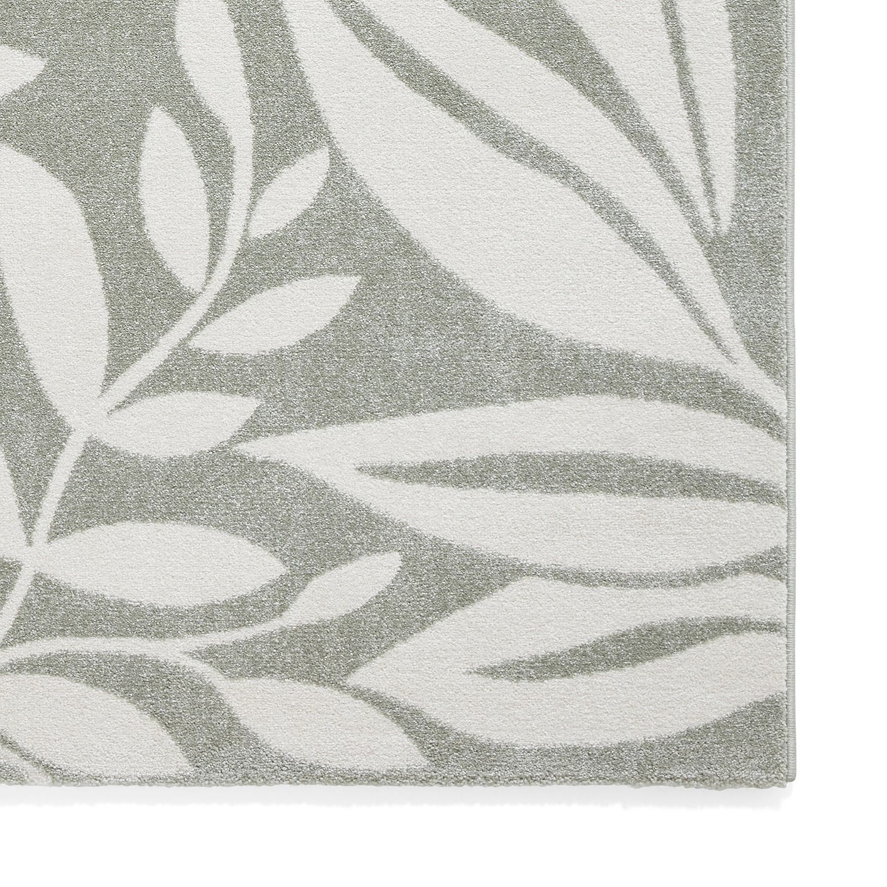 Sorrel Leaves Washable Rug Green from Roseland Furniture
