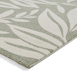 Sorrel Leaves Washable Rug Green from Roseland Furniture