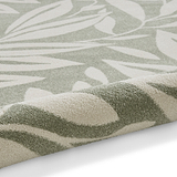 Sorrel Leaves Washable Rug Green from Roseland Furniture