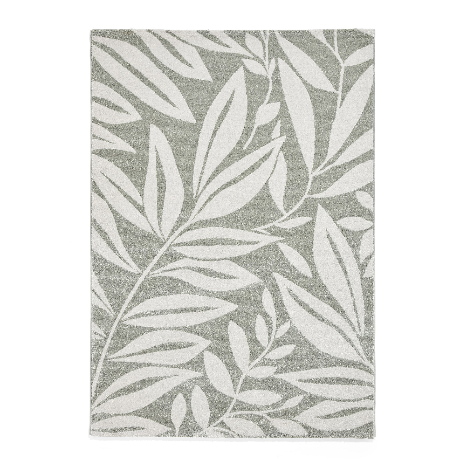 Sorrel Leaves Washable Rug Green from Roseland Furniture