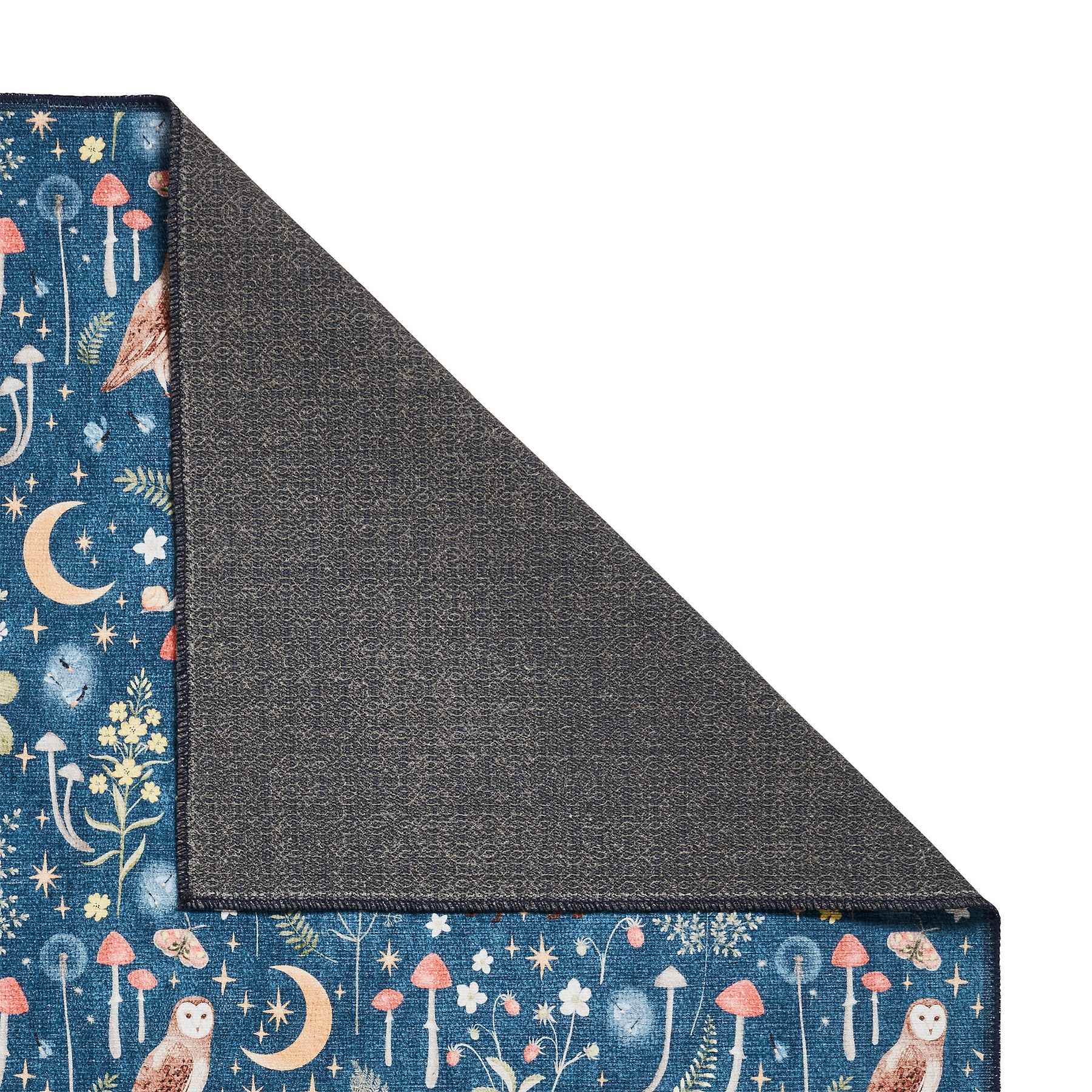 Twilight Animals Blue Washable Rug from Roseland Furniture